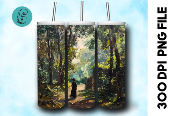 Transforming Digital Art into Physical Masterpieces: A Deep Dive into the 3D Oil Paint Forest Tumbler Wrap 28